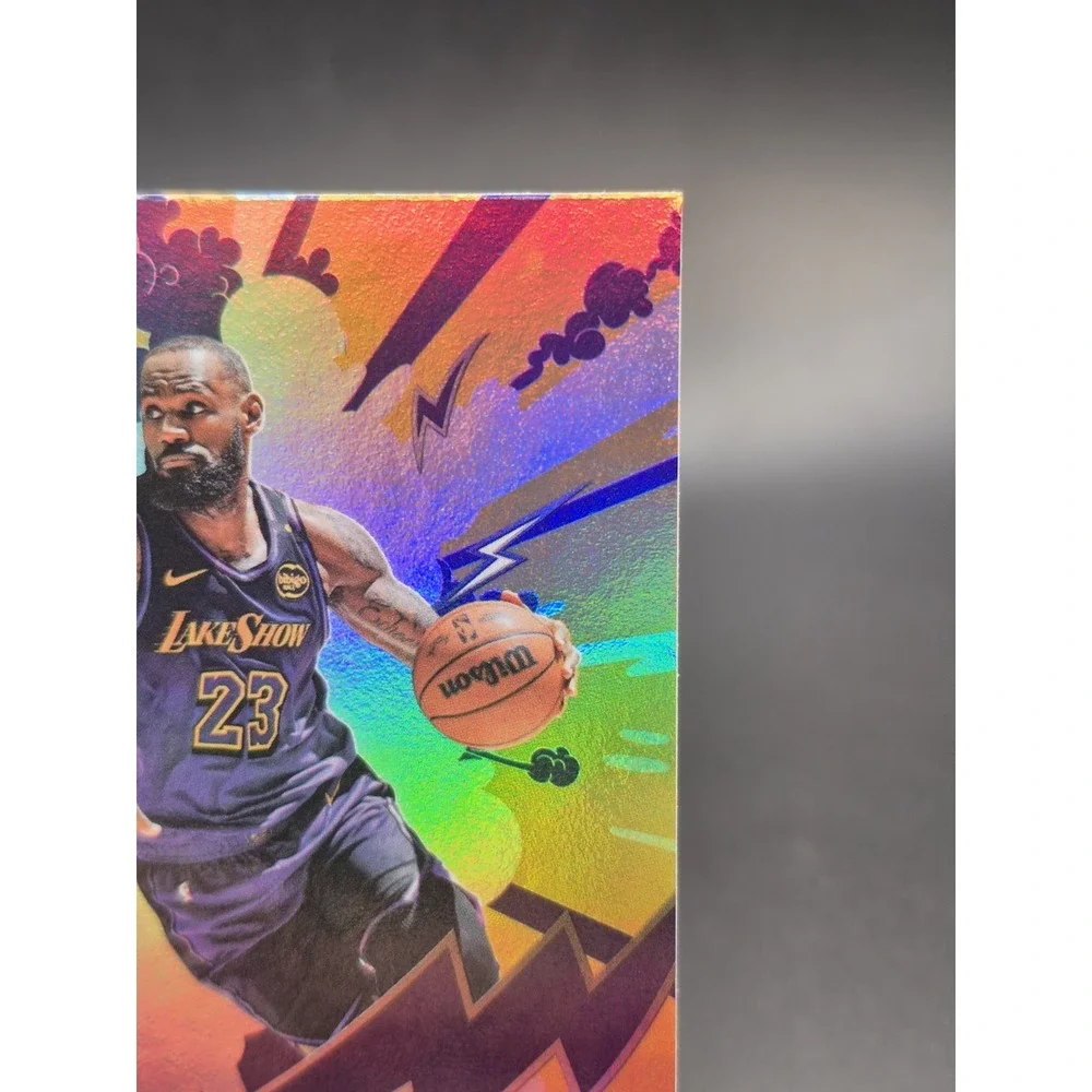 2026 Topps NBA Hoops Lebron James #HW-11 Hard Wired Refractor LA Lakers 76ers